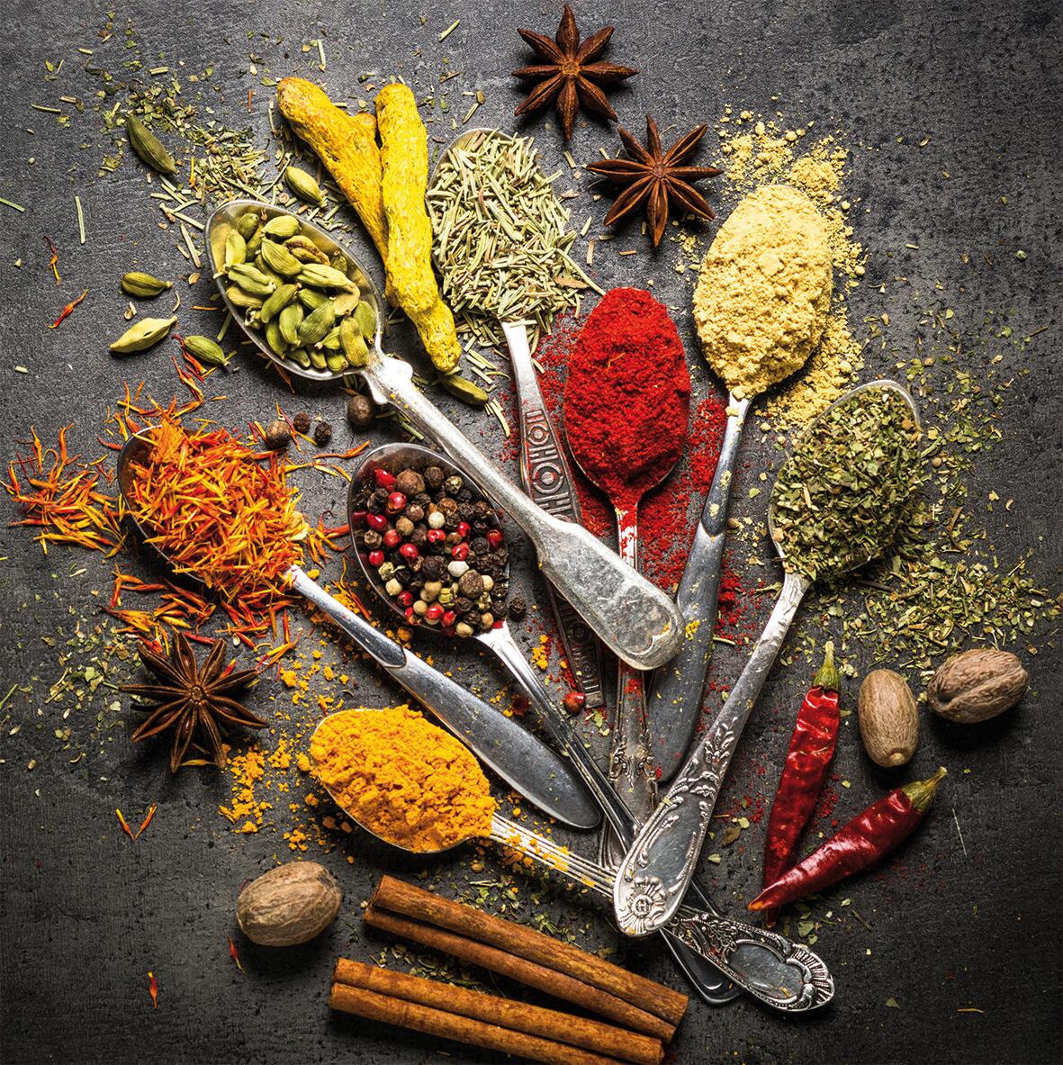 Bönninghoff Keilrahmenbild Gewürze B/L: ca. 35x35 cm