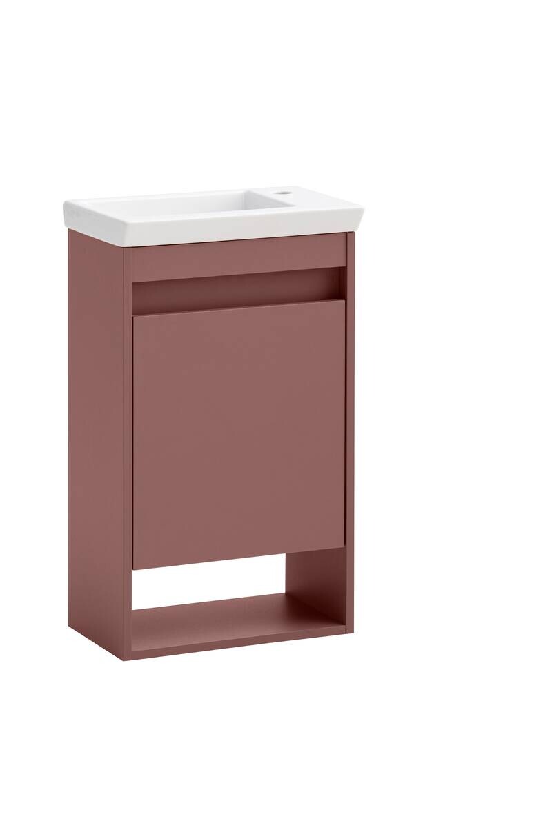 Badezimmer-Set Avio mauve B/H/T: ca. 45,5x80x27,5 cm