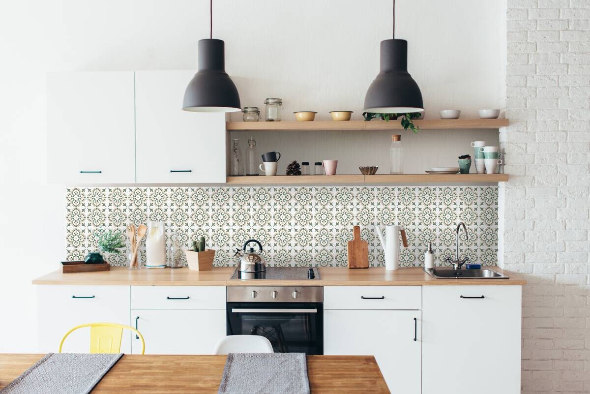 d-c-fix Wandfliese selbstklebend olive B/L: ca. 15,25x15,25 cm