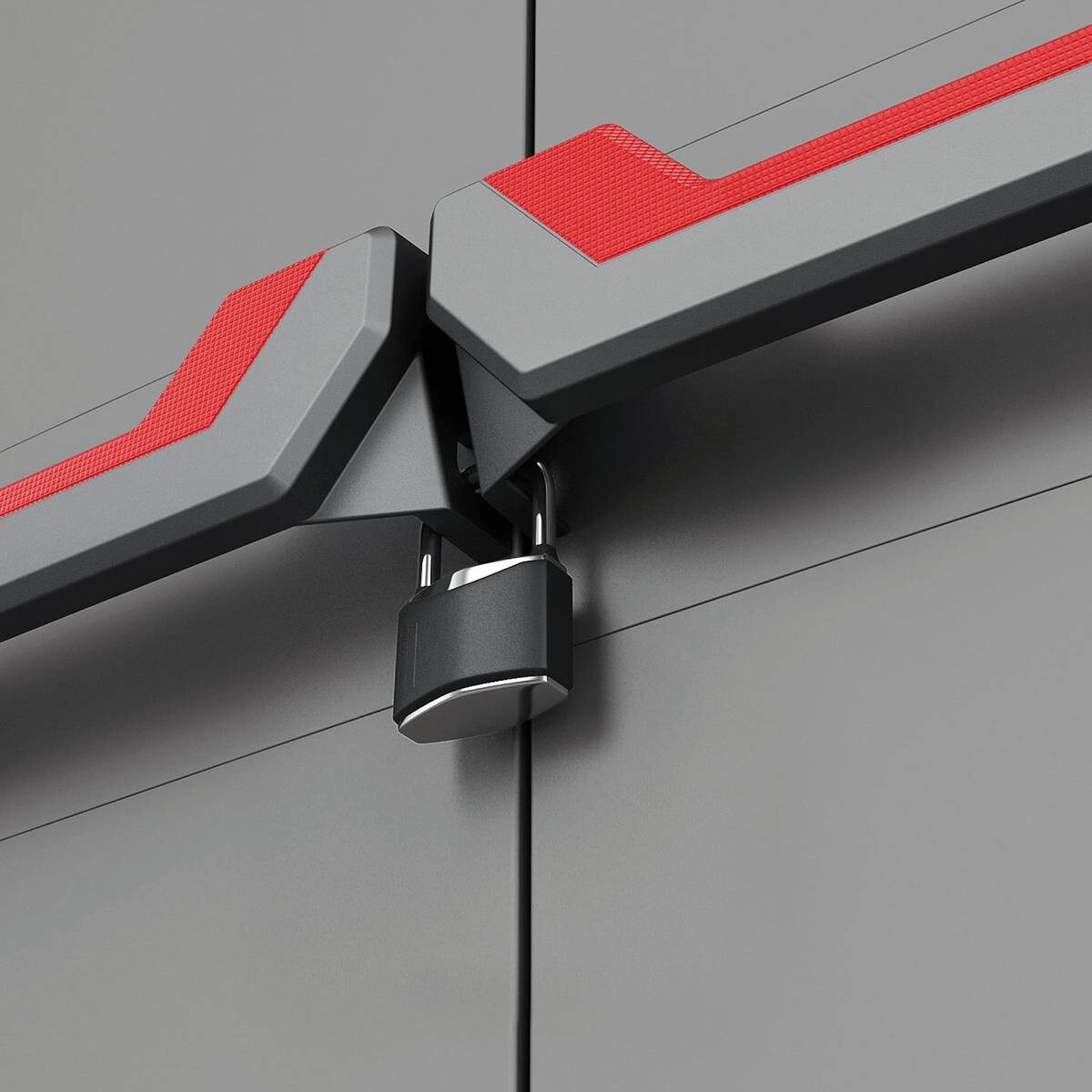 Keter Kunststoffschrank Stilo grau Kunststoff B/H/T: ca. 68x173x39 cm