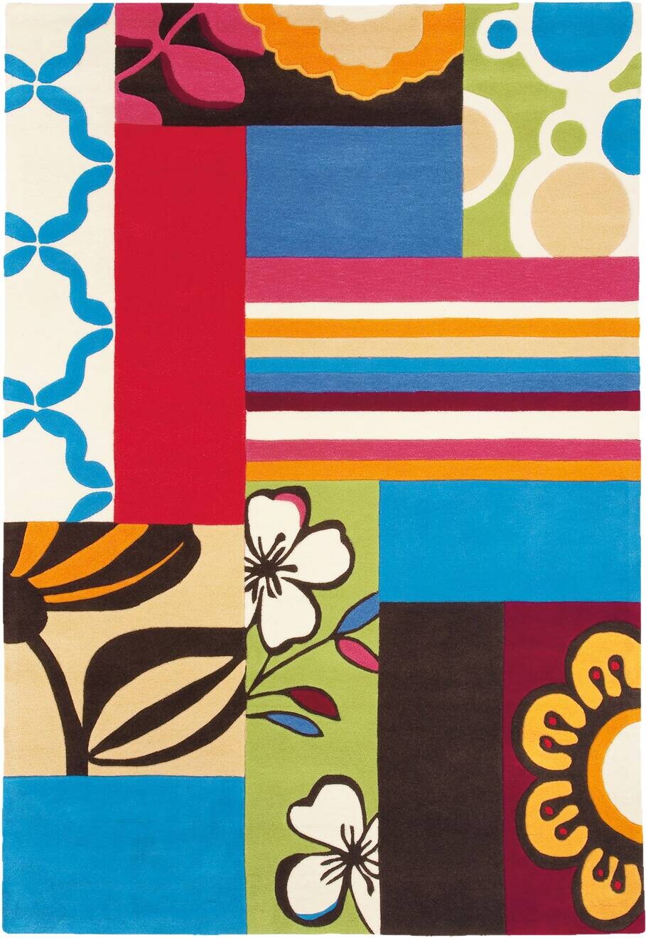 Arte Espina Kurzflorteppich Joy 4093 mehrfarbig B/L: ca. 170x240 cm