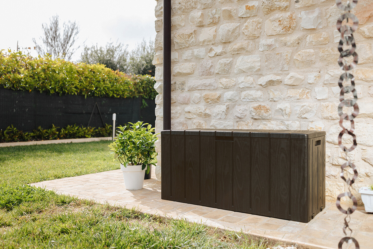 Toomax Aufbewahrungsbox Bravo braun Kunststoff B/H/L: ca. 56x45x117,5 cm Toomax Aufbewahrungsbox Bravo braun Kunststoff B/H/L: ca. 56x45x117,5 cm