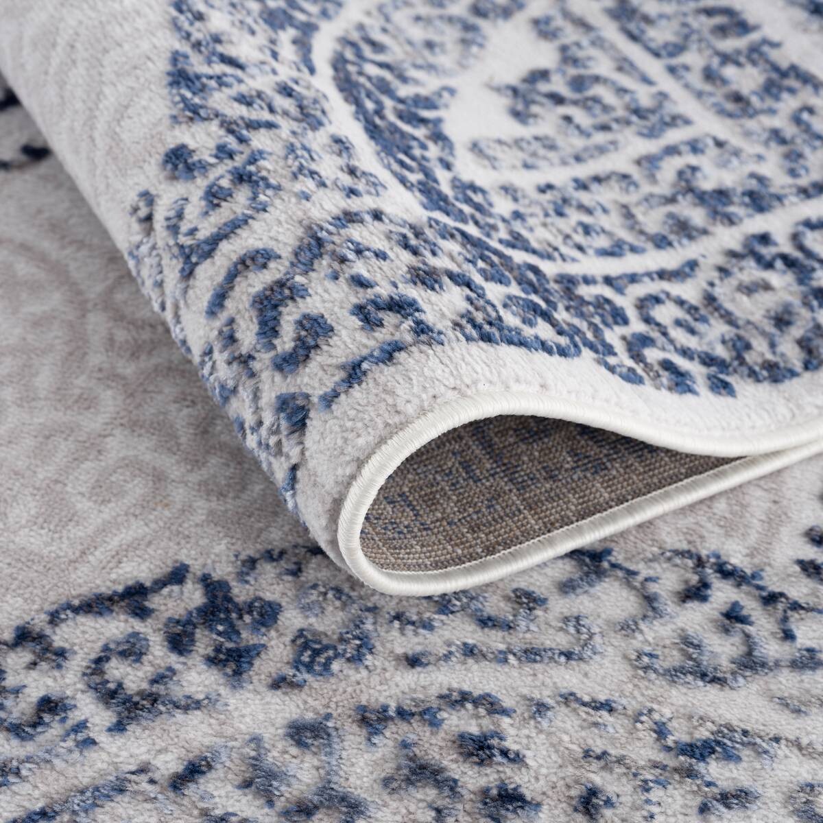 Sanat Teppich Evra hellgrau B/L: ca. 80x150 cm