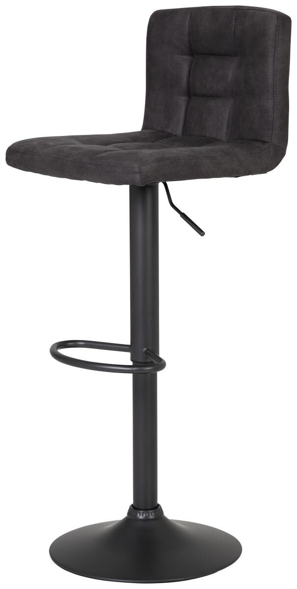 Barhocker Amanda anthrazit Vintage B/H/T: ca. 40x85x45 cm