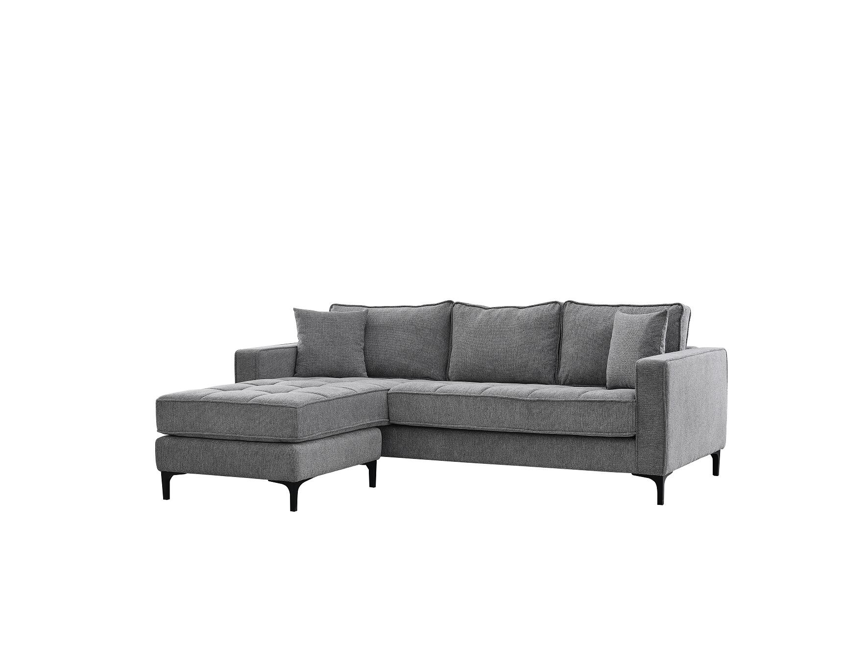 Ecksofa hellgrau Microfaser B/H/T: ca. 238x67x185 cm Ecksofa hellgrau Microfaser B/H/T: ca. 238x67x185 cm