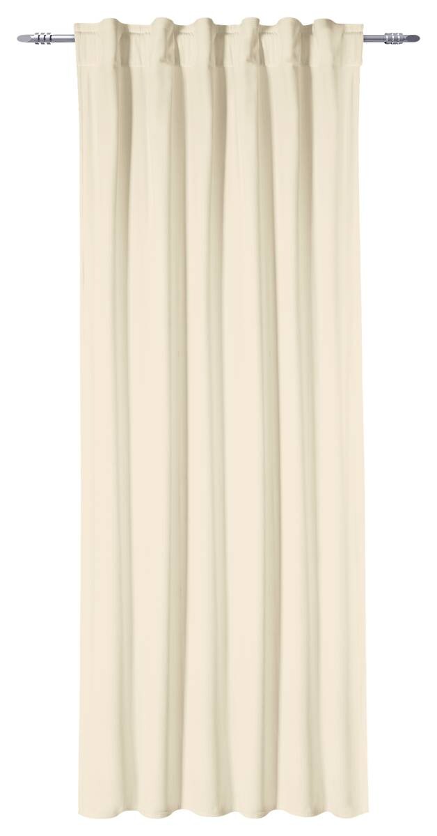 Thermovorhang Kiruna wollweiß B/L: ca. 140x245 cm