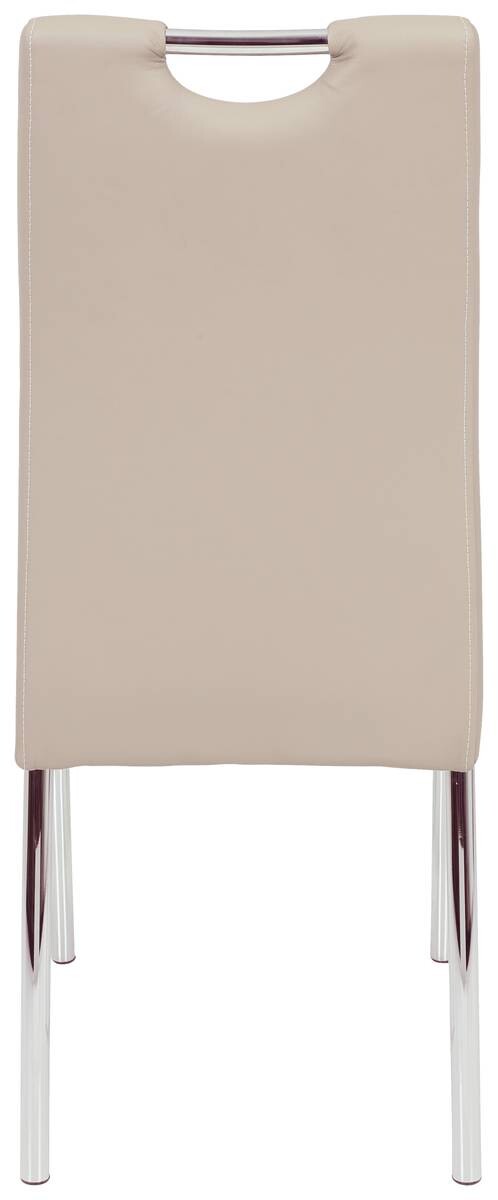 Stuhl Susi 2er Set Cappuccino Kunstleder B/H/T: ca. 44x98x61 cm