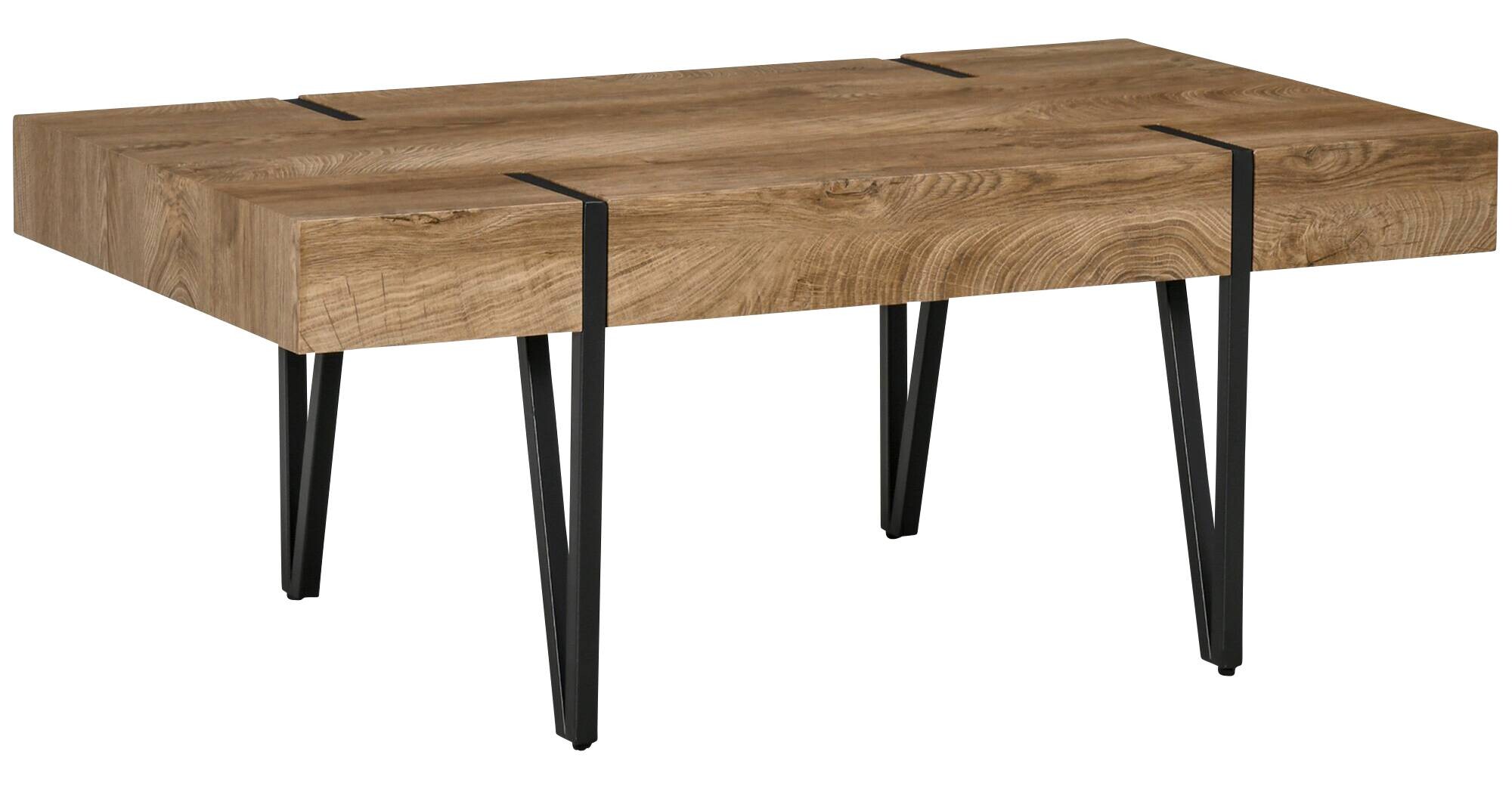HOMCOM Couchtisch natur MDF B/H/T: ca. 105x42x60 cm HOMCOM Couchtisch natur MDF B/H/T: ca. 105x42x60 cm