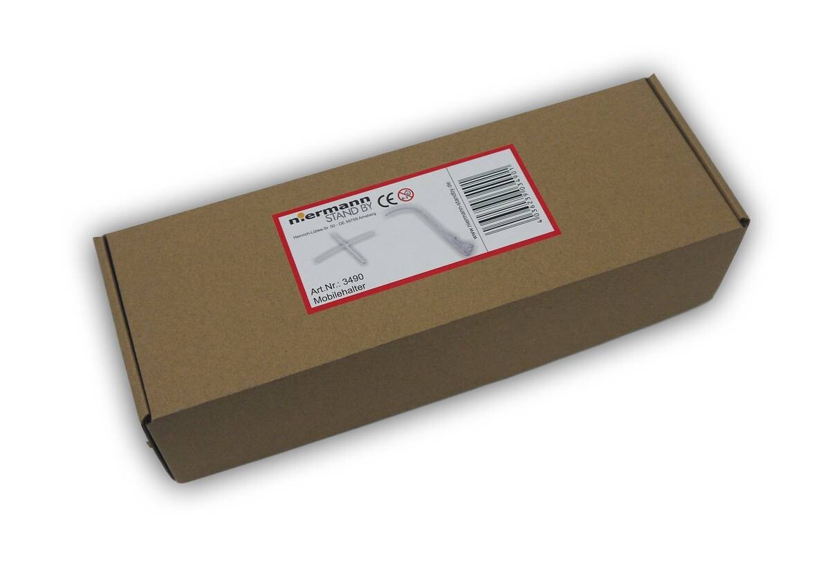 Niermann Mobilehalter zum Schrauben B/H/L: ca. 11x6x35 cm
