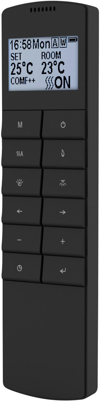 Balderia Wandkamin Helia weiß MDF B/H/T: ca. 127x60x25 cm