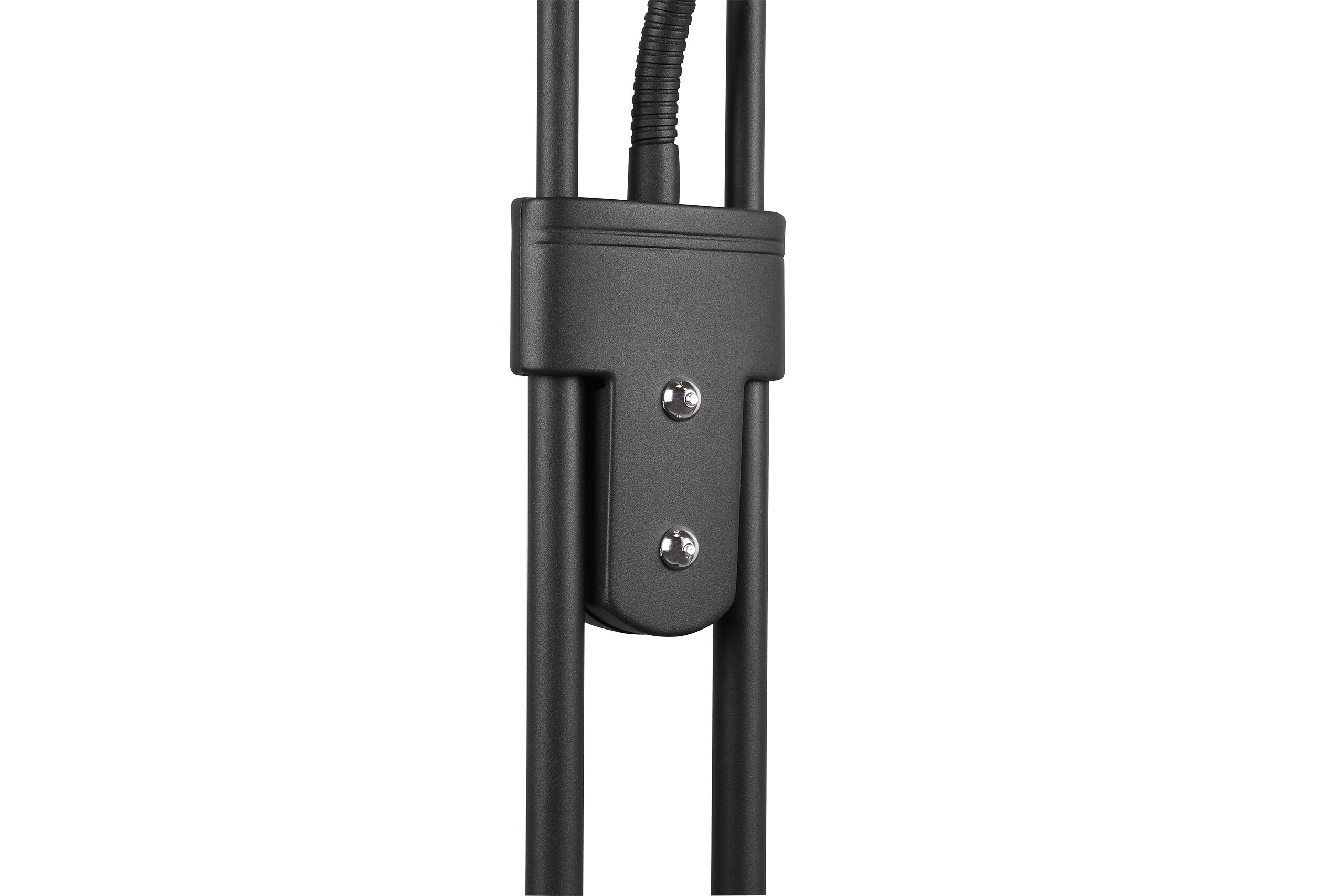 Reality Stehleuchte Orson mattschwarz weiß Metall Glas H/D: ca. 180x32 cm