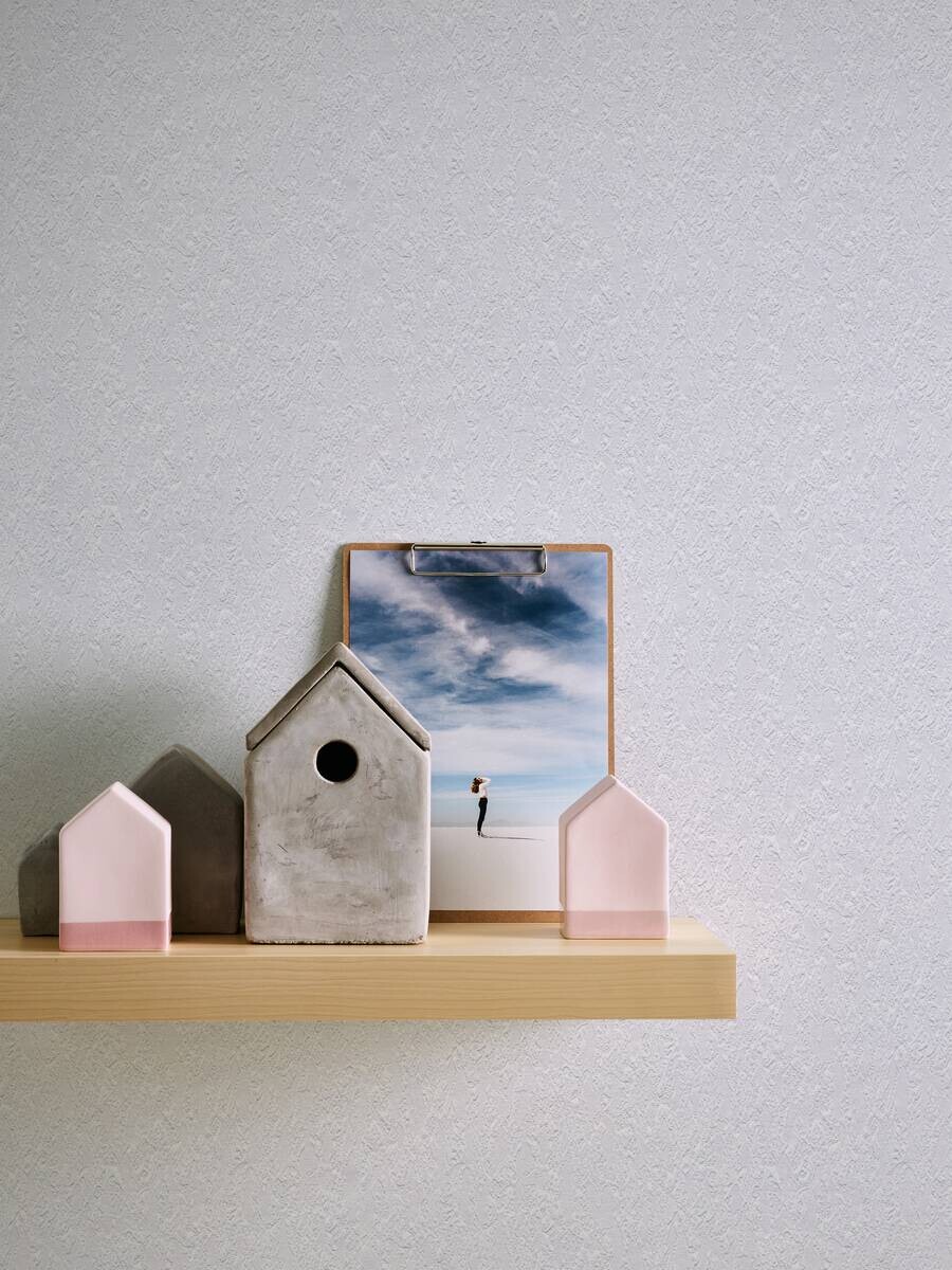 A.S.Creation Papiertapete weiß B/H/D: ca. 53x1005x8,5 cm