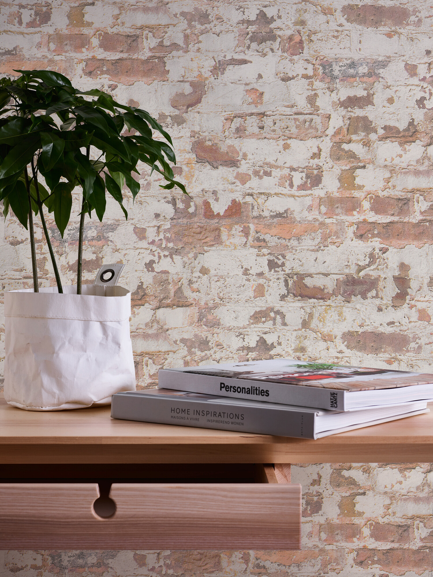 A.S.Creation Vliestapete weiß rot B/H/D: ca. 53x1005x8 cm