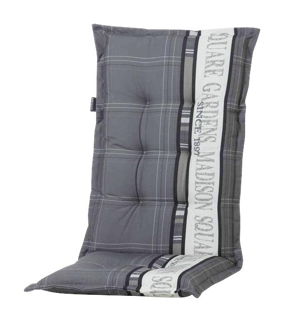 Madison Auflage Garden grau Polyester B/H/L: ca. 123x8x50 cm