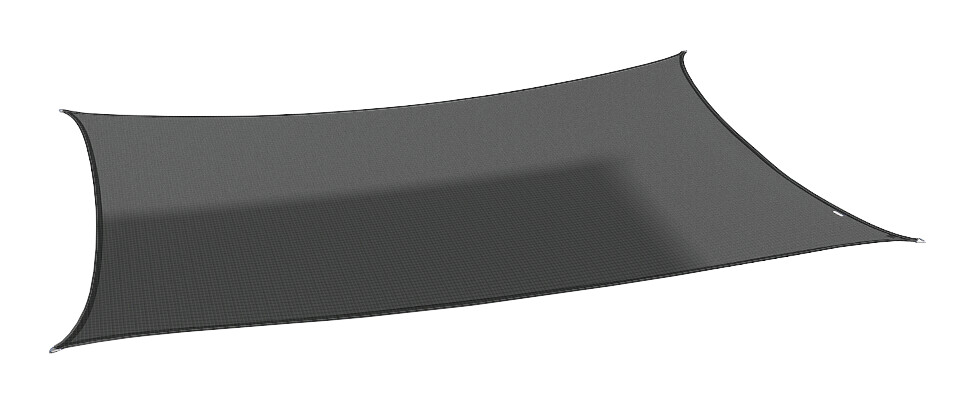 PLATINUM Sonnensegel Coolfit schwarz Polyethylen B/H/L: ca. 400x1x300 cm