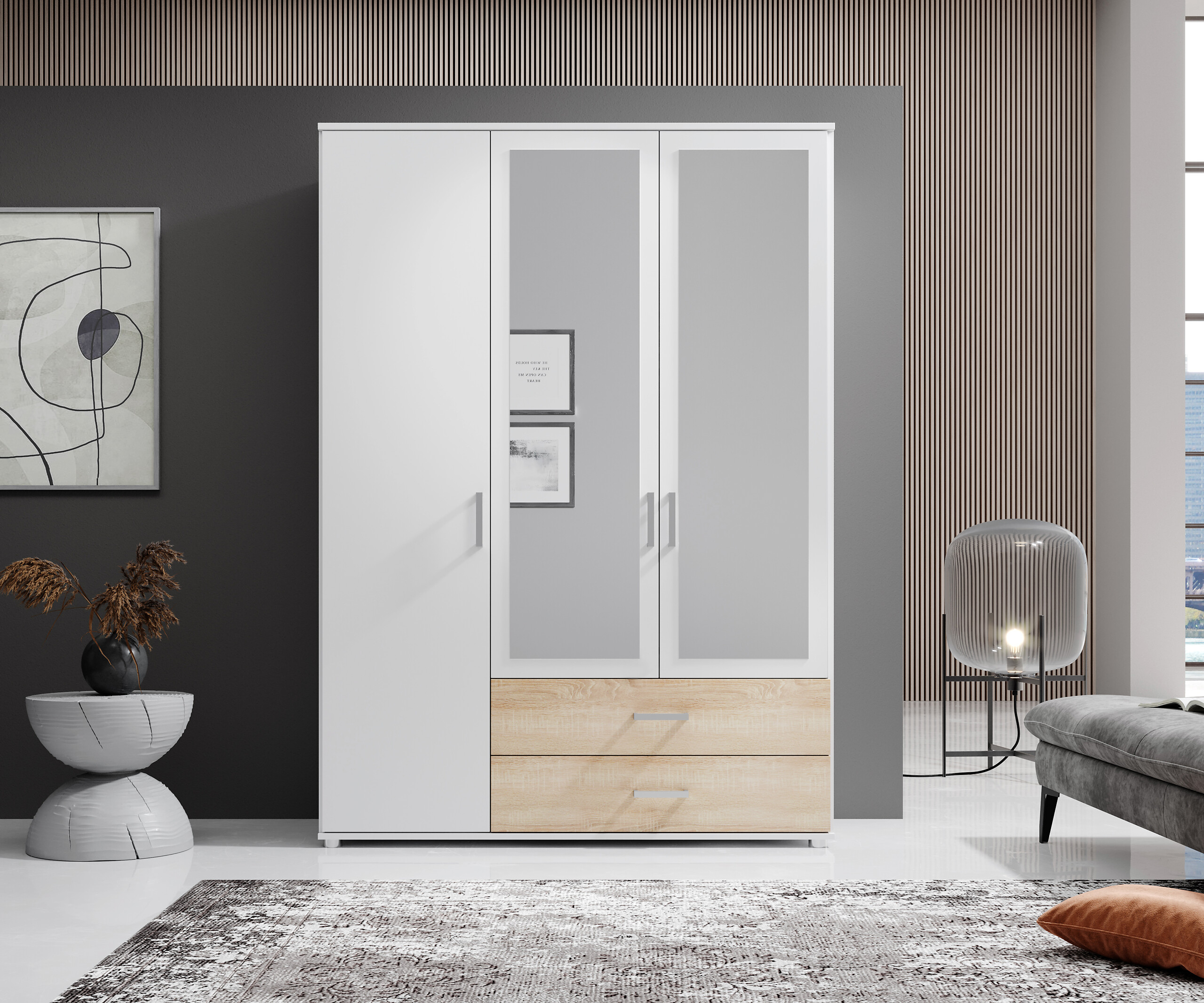 Kleiderschrank Ivar weiß B/H/T: ca. 125x190x51 cm Kleiderschrank Ivar weiß B/H/T: ca. 125x190x51 cm