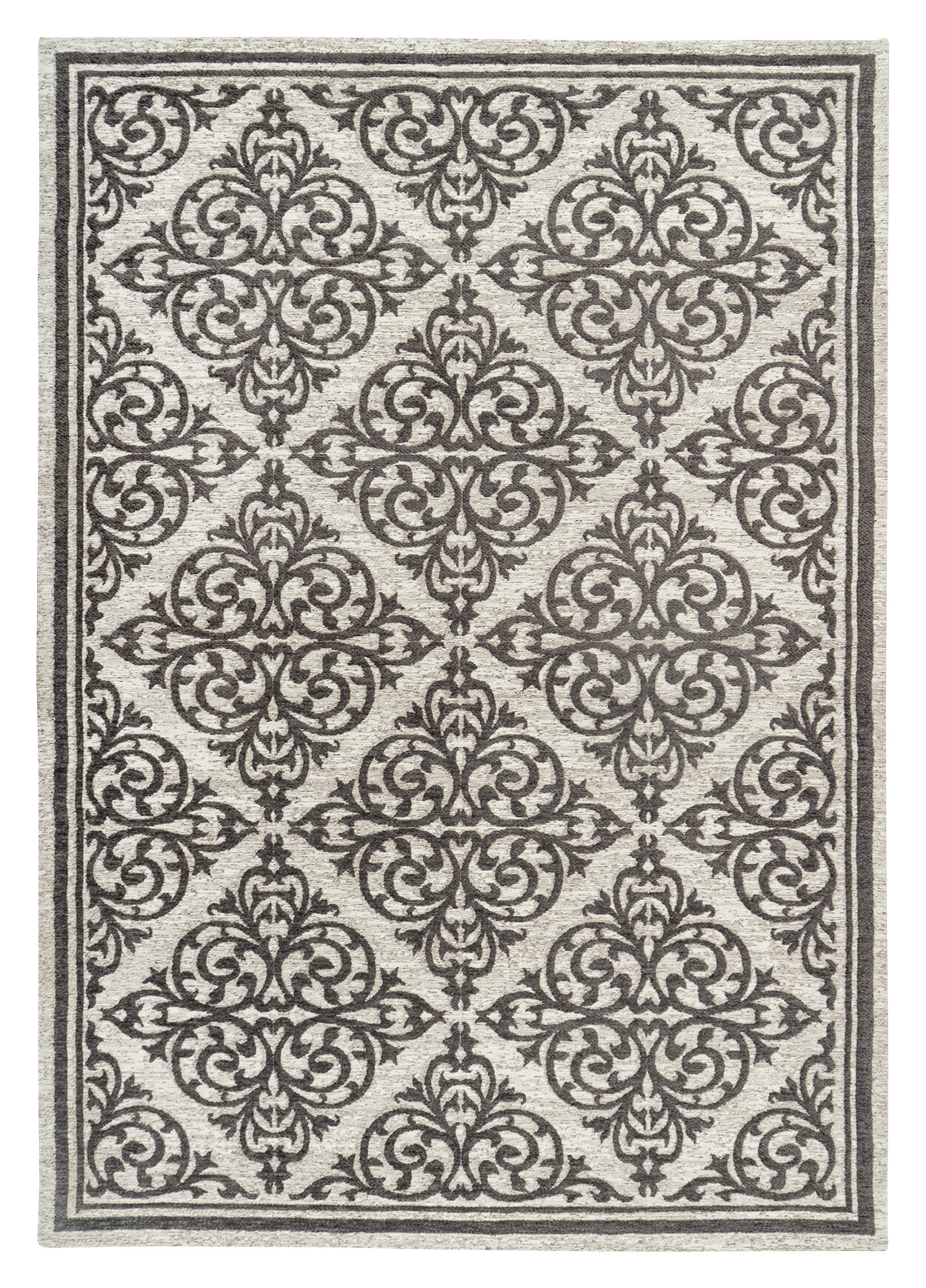 Kayoom Flachflorteppich Davis 125 grau B/H/L: ca. 160x1,2x230 cm