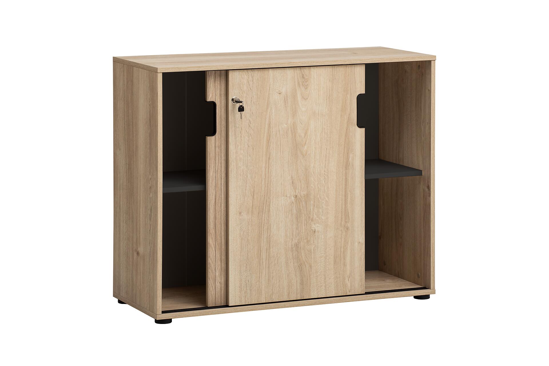 Aktenschrank Emmik weiß matt Eiche Eiche weiß Nachbildung B/H/T: ca. 100,1x83,6x41 cm Aktenschrank Emmik weiß matt Eiche Eiche weiß Nachbildung B/H/T: ca. 100,1x83,6x41 cm