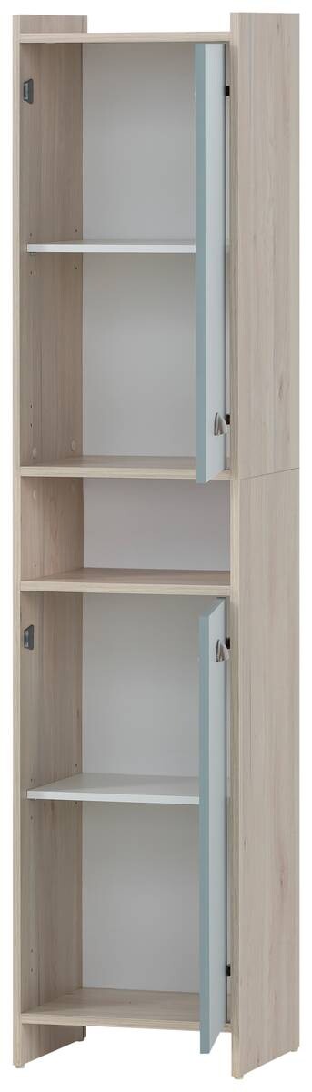 Hochschrank Lindholm Sandeiche Nachbildung taubenblau B/H/T: ca. 40,2x176,3x33 cm