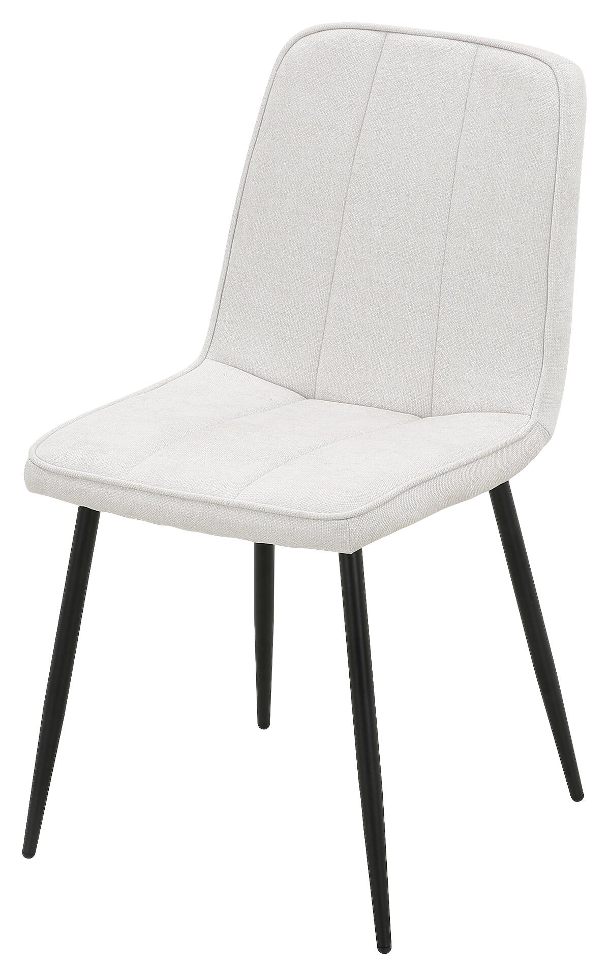 Stuhl KIM beige Webstoff B/T: ca. 45x87 cm