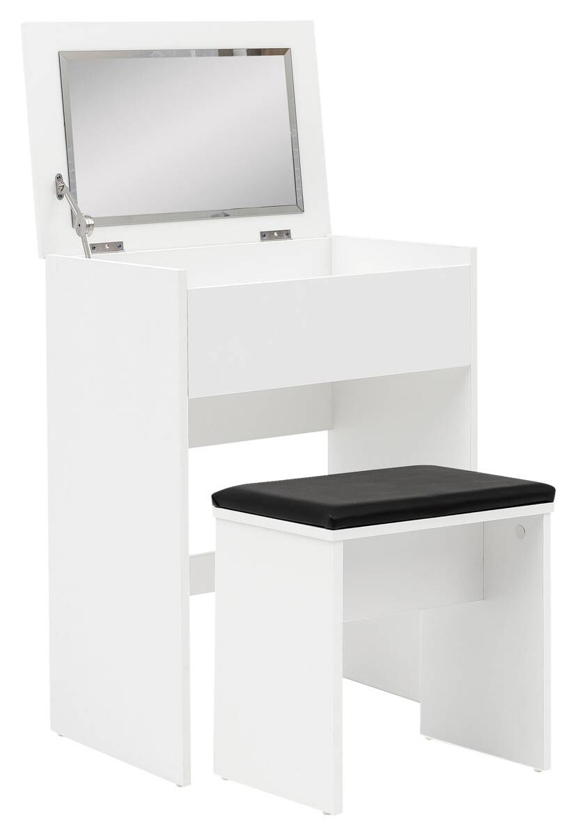 Schminktisch weiß B/H/T: ca. 60x81x40 cm