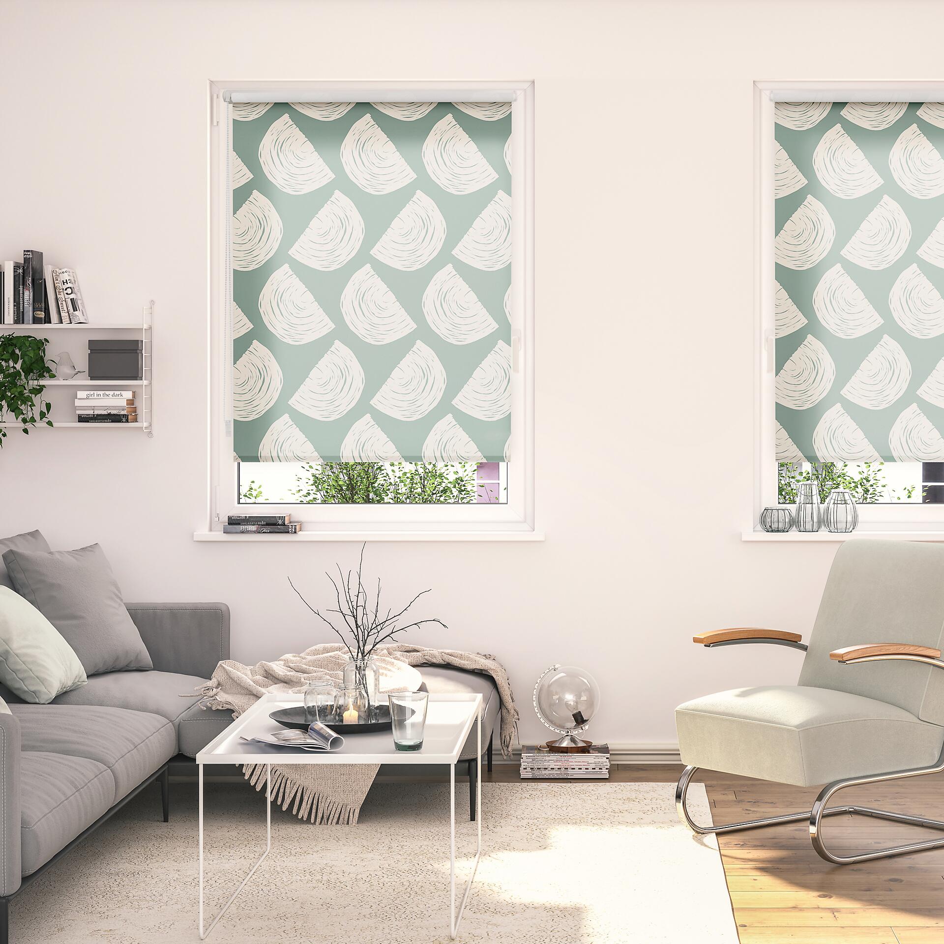 LICHTBLICK Verdunkelungsrollo Moving Rainbow grün B/L: ca. 70x150 cm