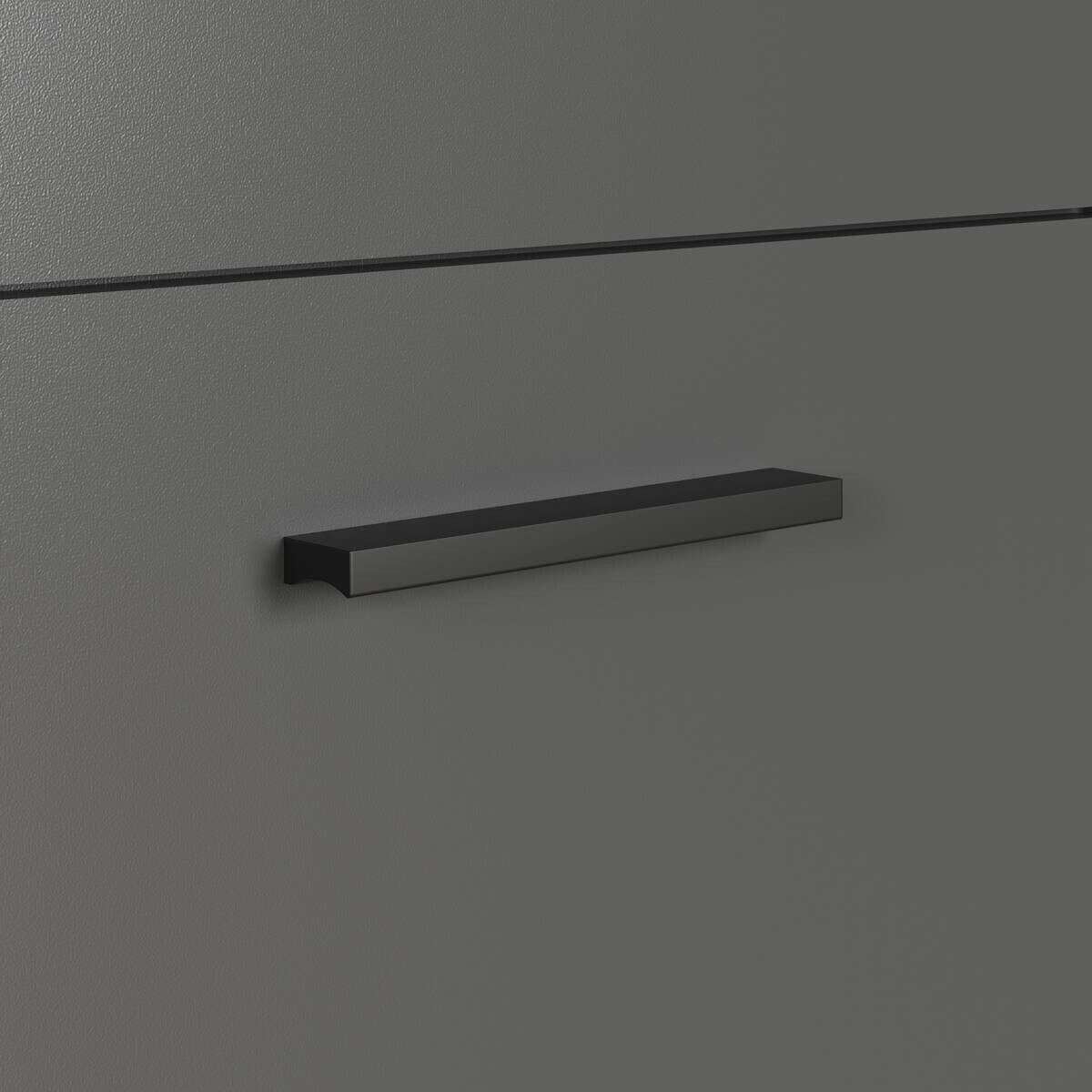 TV-Lowboard Esteban Eiche Evoke Oak Nachbildung anthrazit B/H/T: ca. 180x66x47 cm