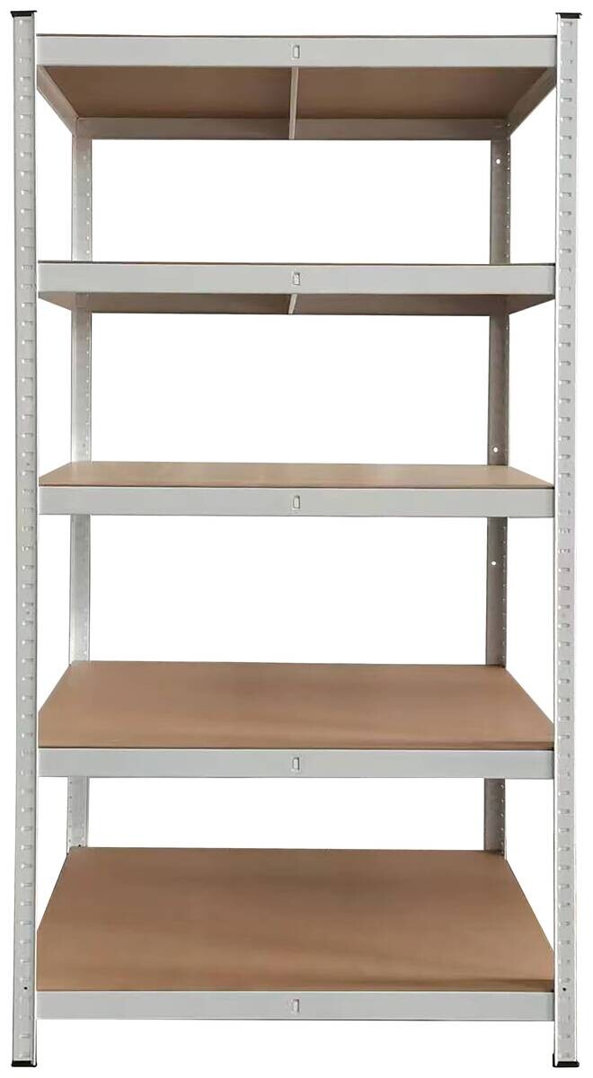 Schwerlaststeckregal weiß B/H/T: ca. 90x180x60 cm