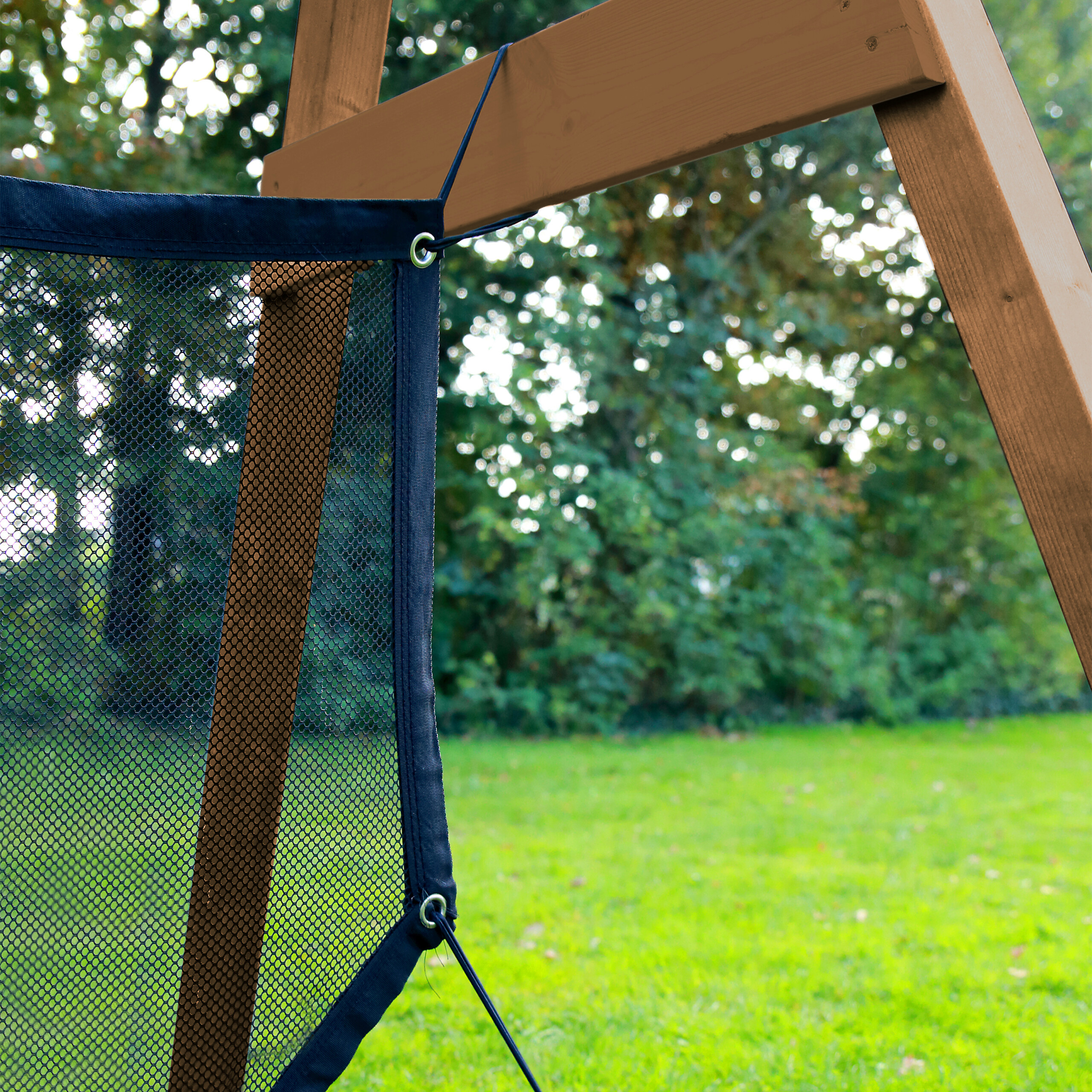 AXI Schaukel 4in1 SportsFun braun B/H/L: ca. 254x207x160 cm