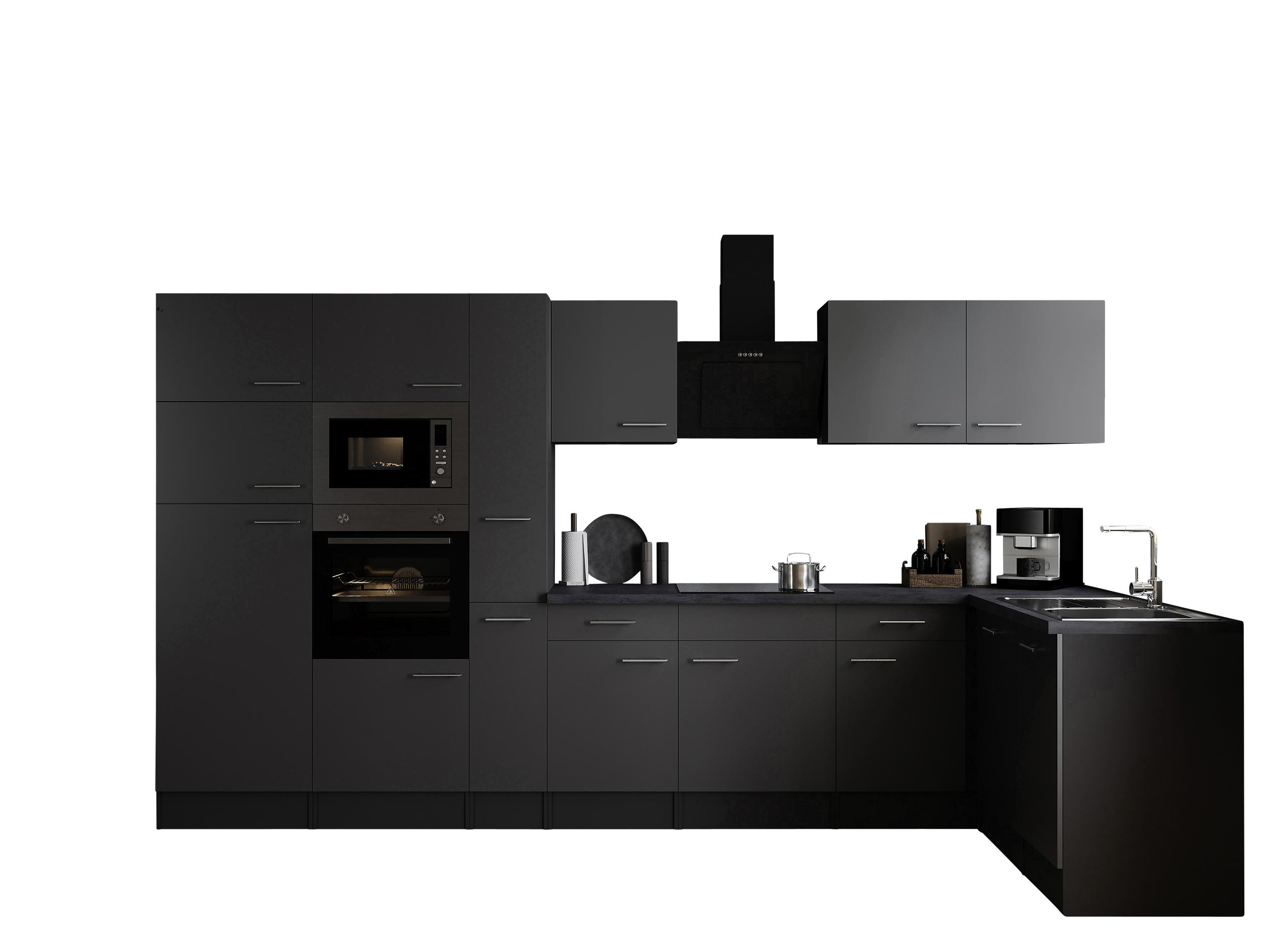 Winkelküche Oliver B/H/T: ca. 370x205x172 cm