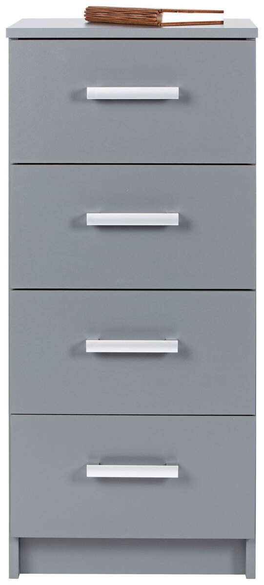 Kommode Elenzio Grafitgrau Optik B/H/T: ca. 41,2x91x40 cm