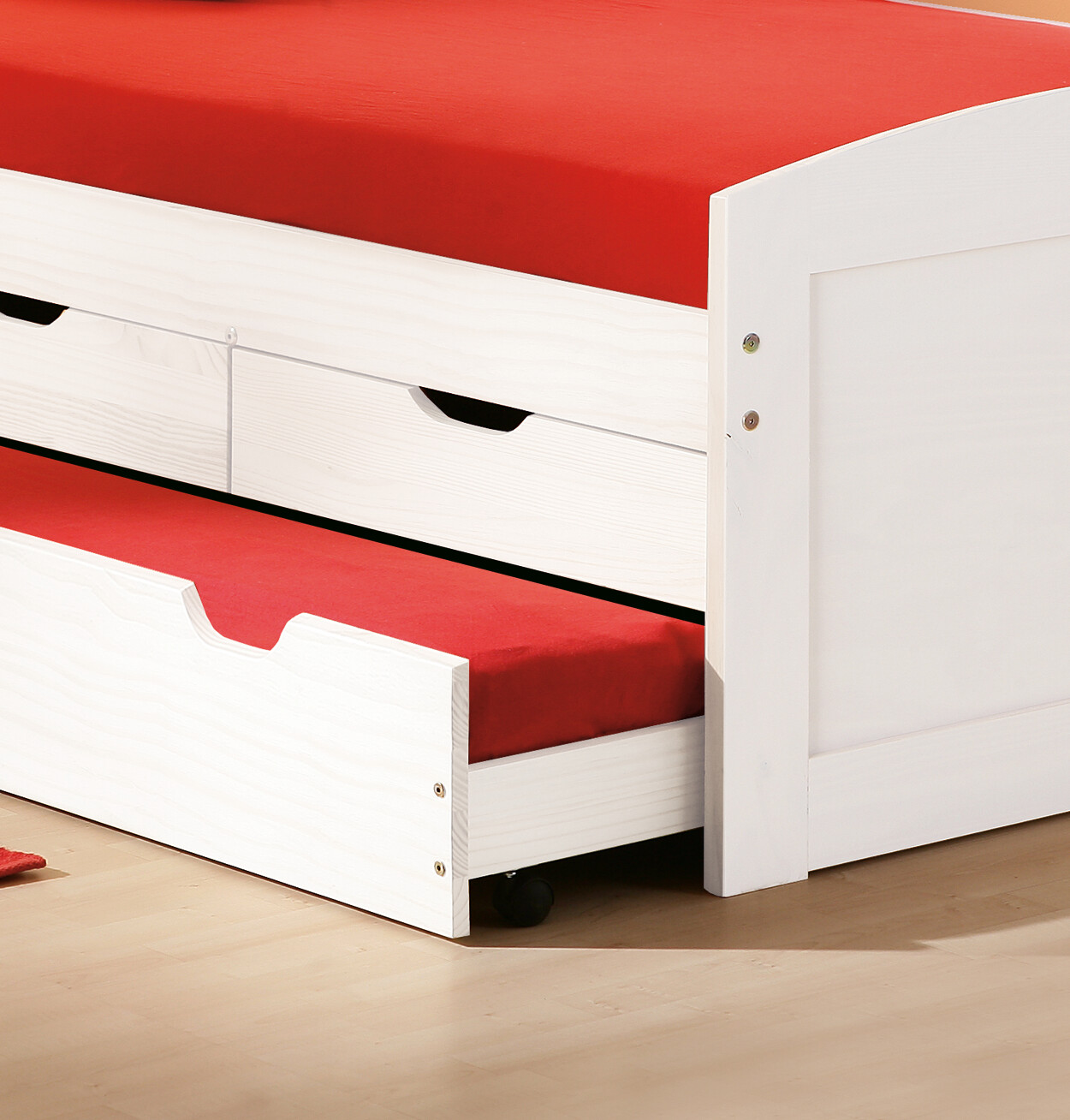 Funktionsbett Ulli weiß Liegefläche B/L: ca. 90x190 cm