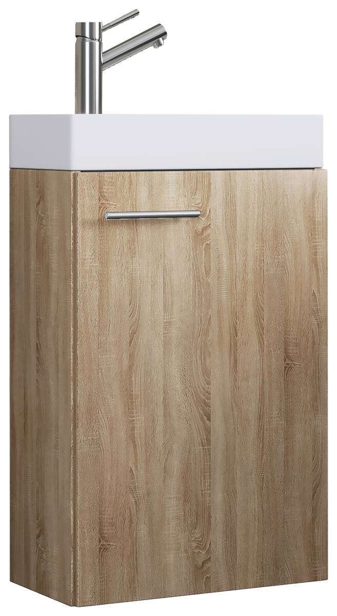 Waschplatz Slito Eiche Sonoma Nachbildung B/H/T: ca. 41x68x22 cm