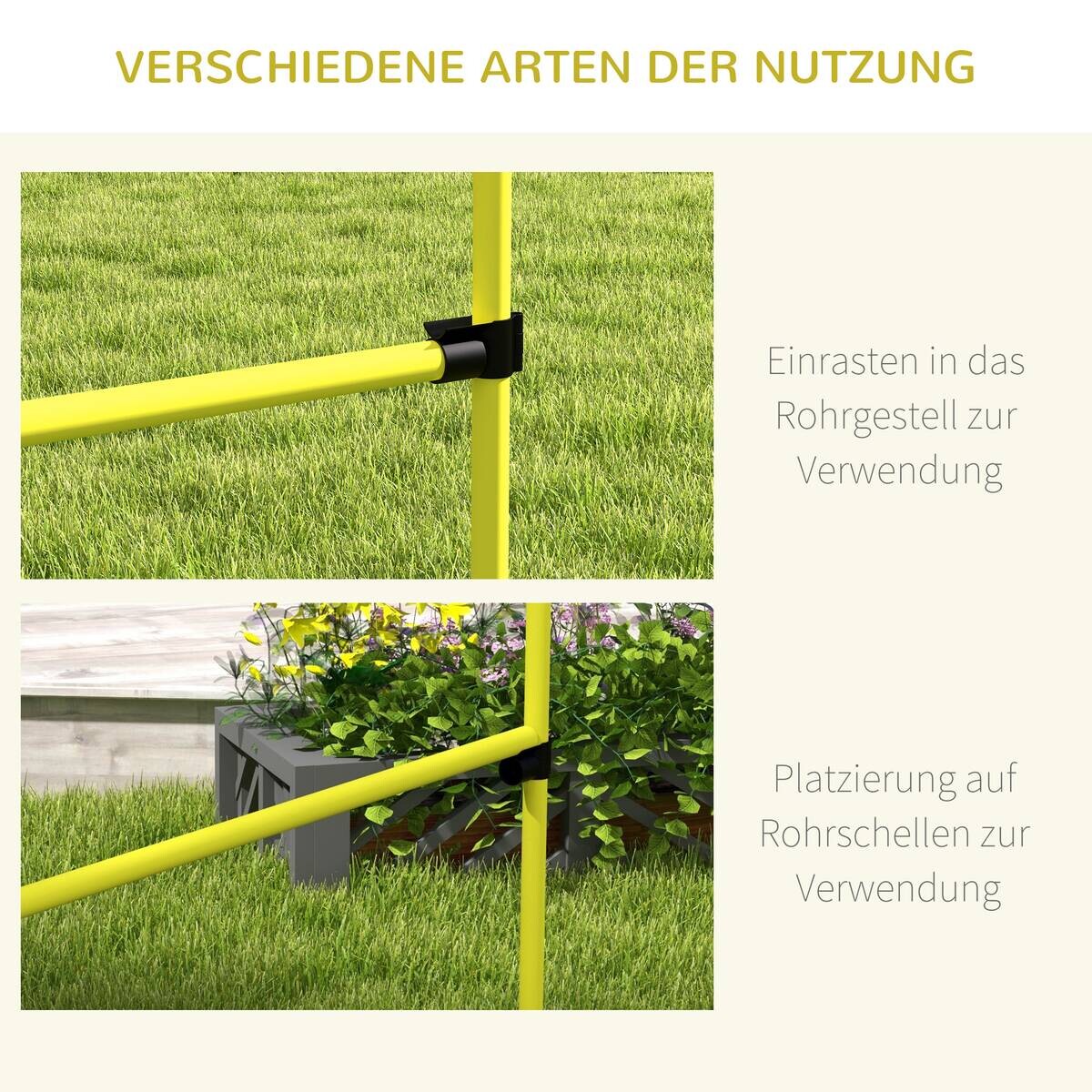 PawHut Hunde-Agility-Set gelb Kunststoff B/H/L: ca. 65x94x99 cm