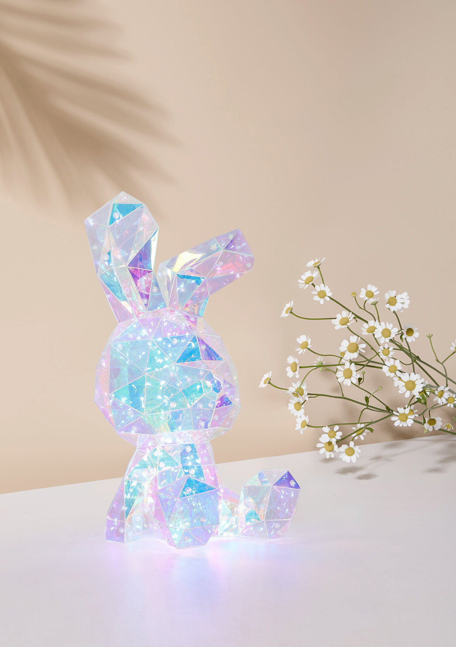 Nolo LED-Dekoleuchte transparent B/H/L: ca. 20x20x41 cm