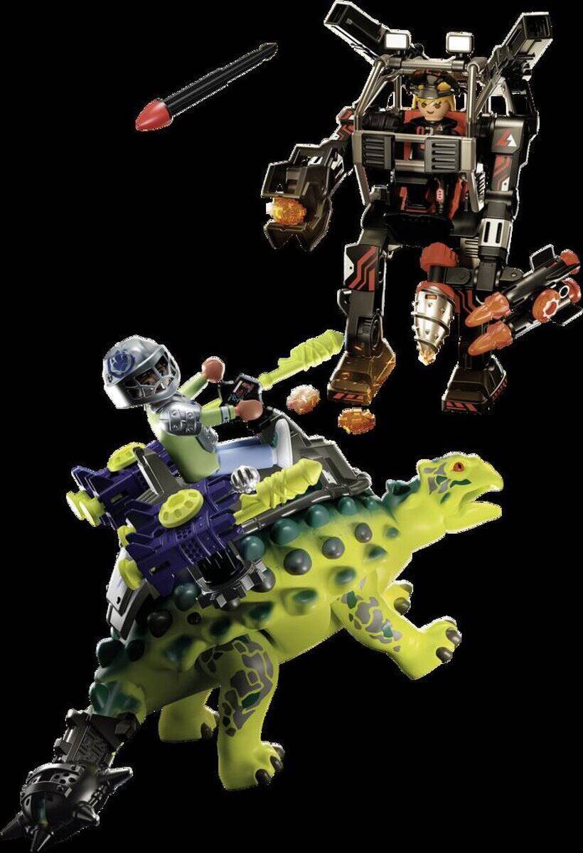 Playmobil Dino Rise Saichania Abwehr des Kampfläufers 70626