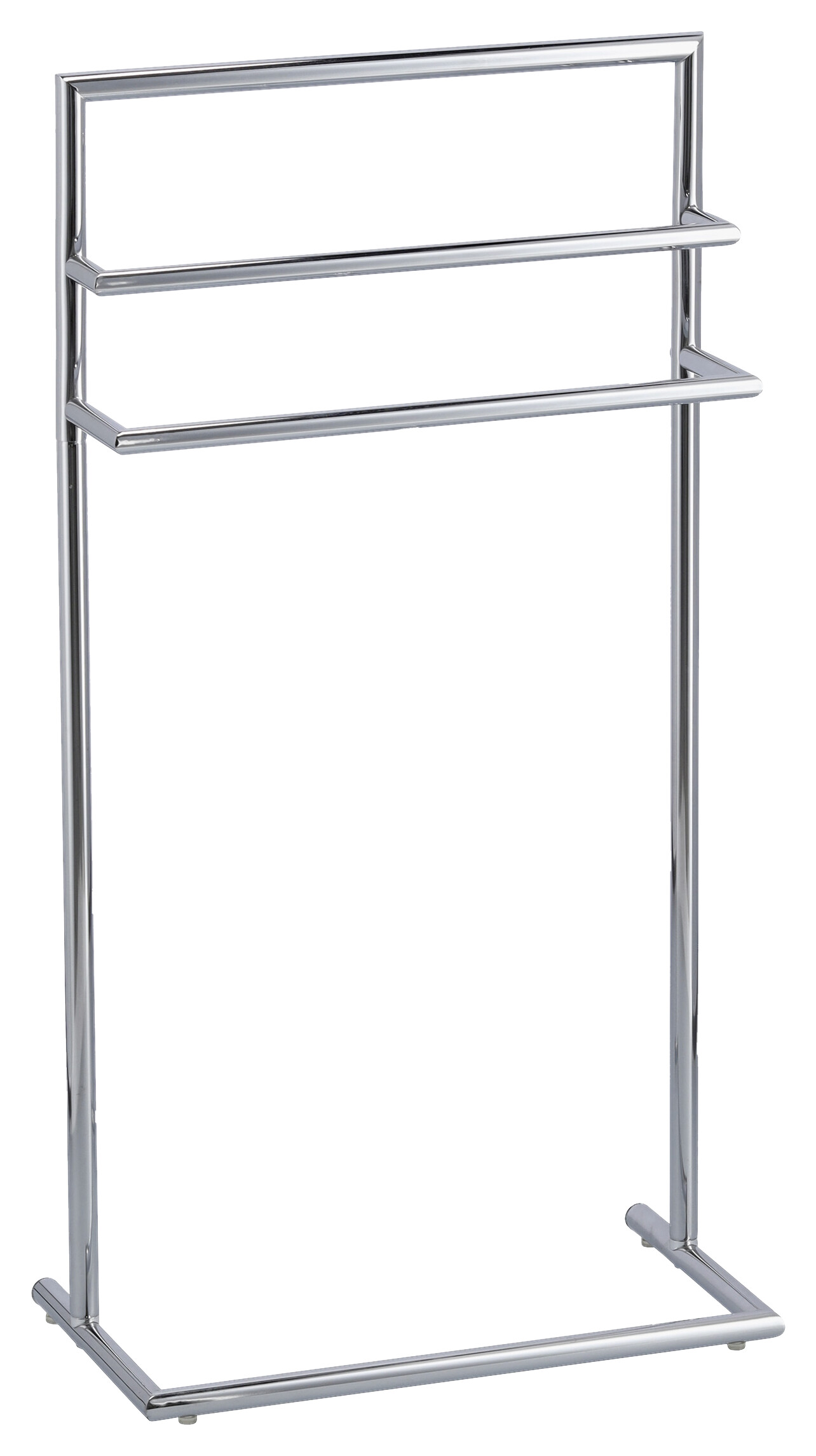 Zeller Handtuchständer silber Metall B/H/L: ca. 23x83x43 cm