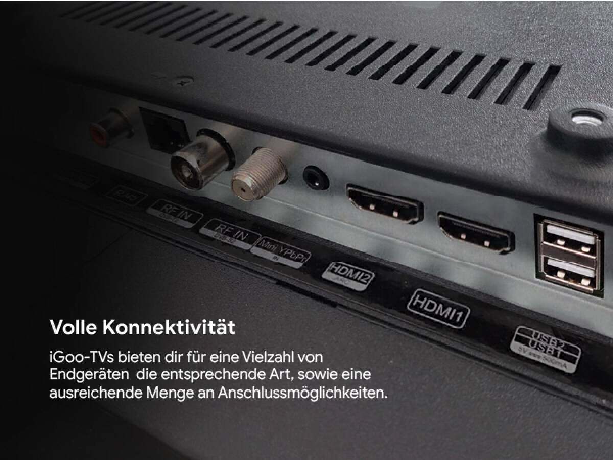 Dyon LED-Smart-TV iGoo-TV 40F B/H/L: ca. 8,7x51,1x90 cm