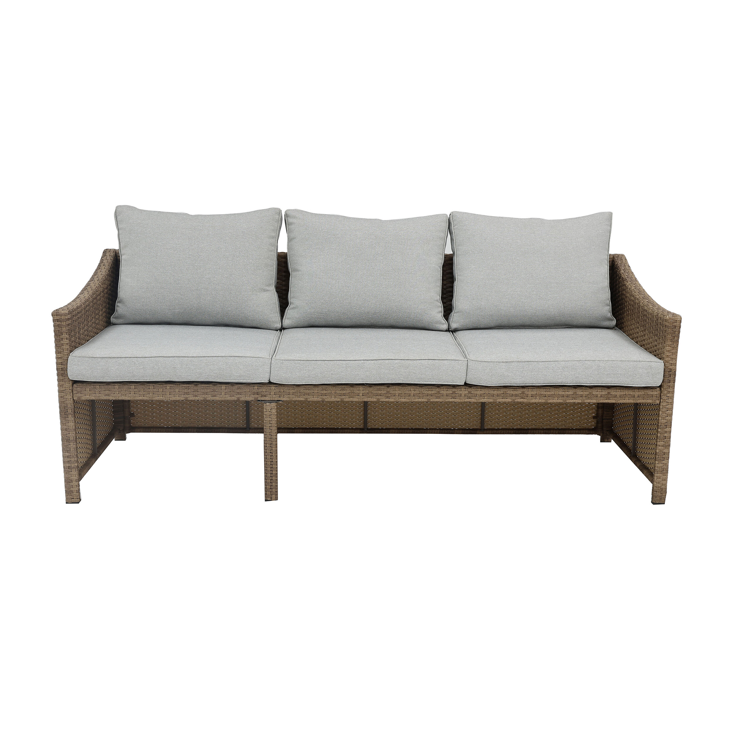 POCOline Gartensitzgruppe Anna braun Stahl