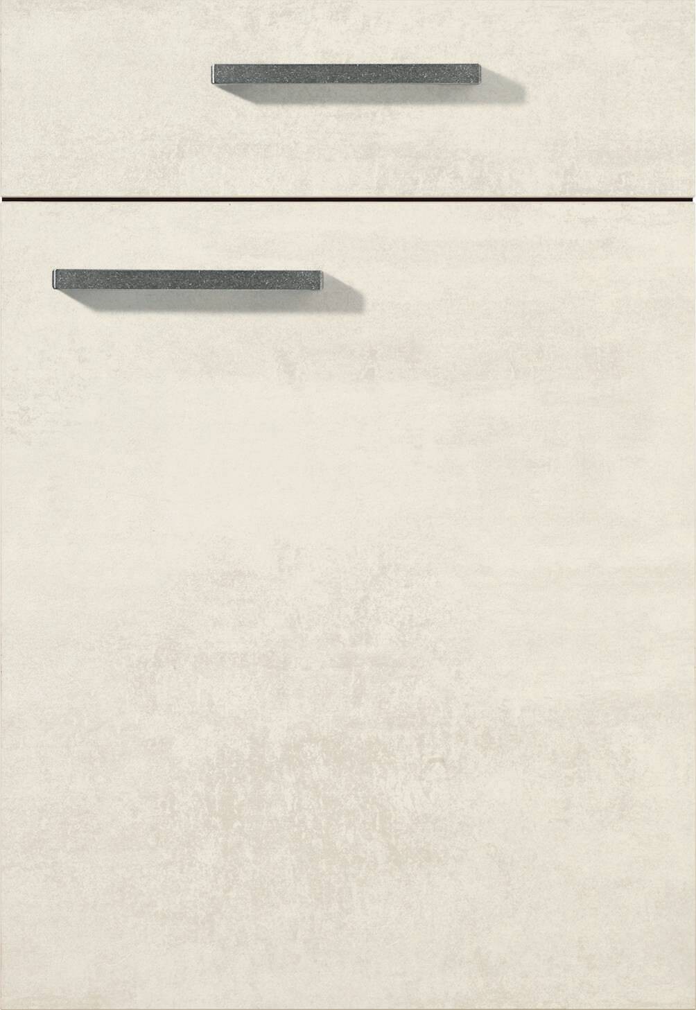 nobilia Winkelküche Riva Weißbeton Nachbildung B/T/L: ca. 275x60x175 cm