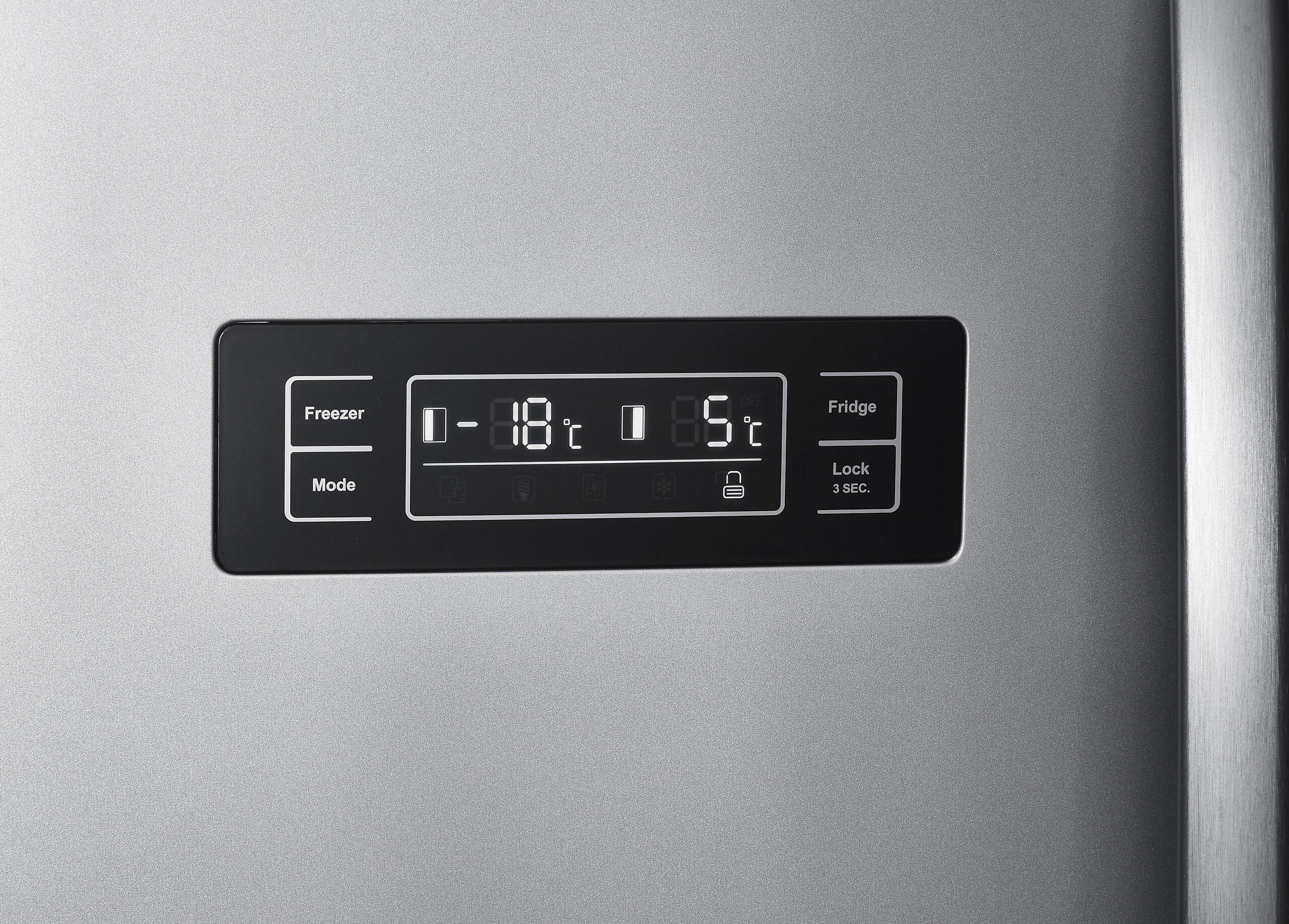 PKM Side-by-Side SBSKS6.15E Inox B/H/T: ca. 90x177x66 cm