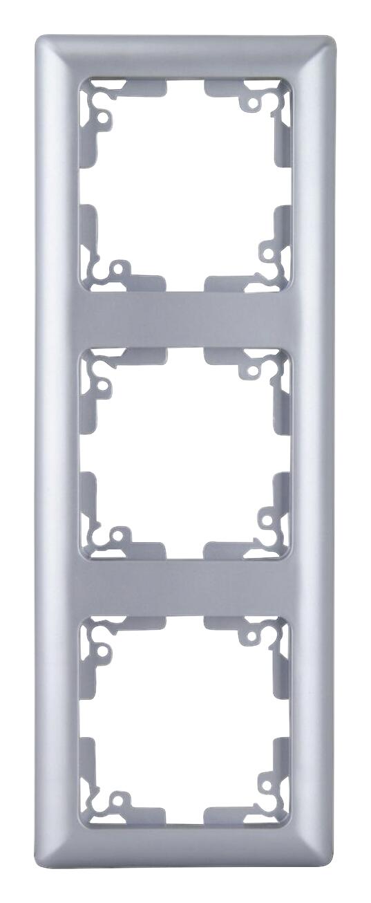 UniTec Abdeckrahmen silber