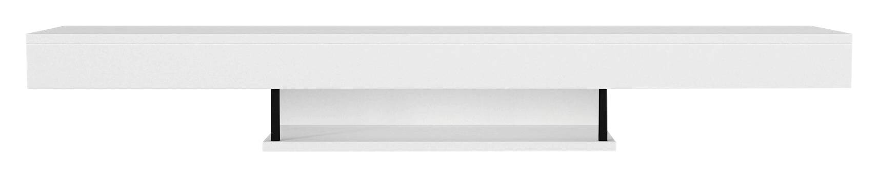 TV-Lowboard Alberes weiß B/H/T: ca. 150x22x29,6 cm