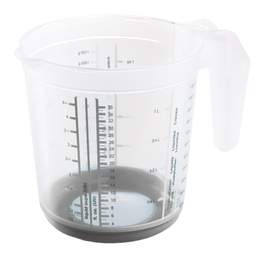 keeeper Messbecher grau H/D: ca. 14x13,5 cm