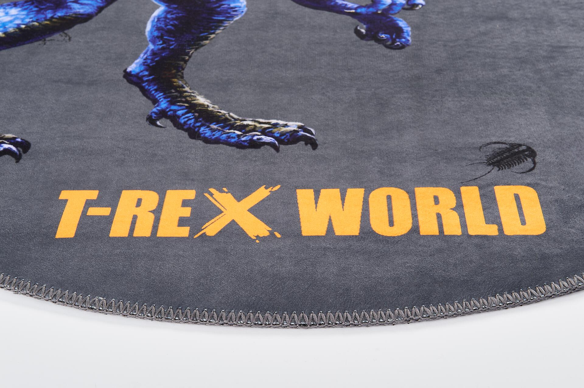 T-Rex World Kinderteppich blau D: ca. 100 cm