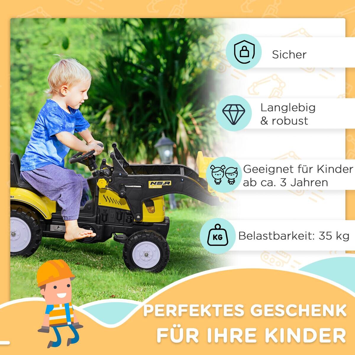 HOMCOM Kinder-Fahrzeug