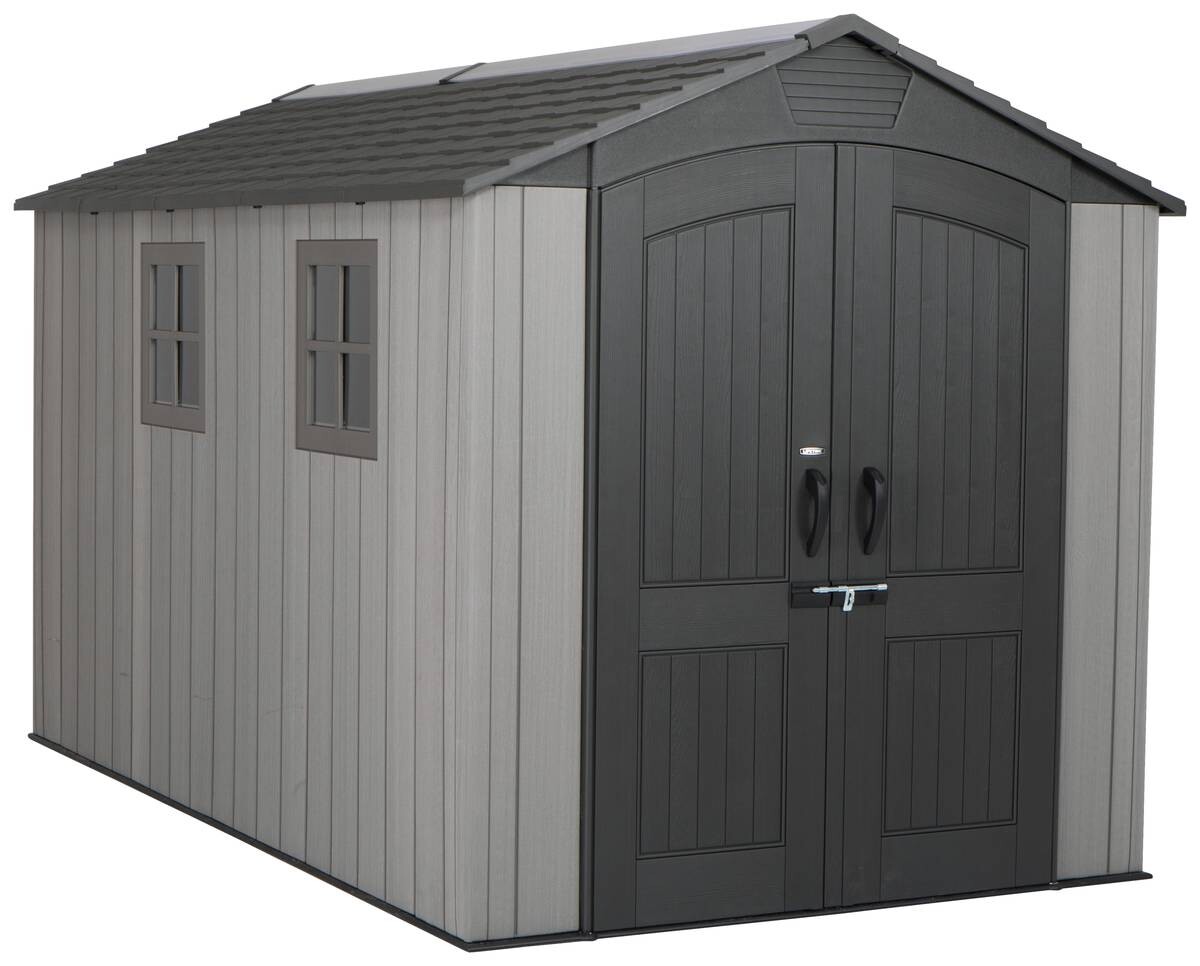 Lifetime Gartenhaus Terra grau B/H/L: ca. 213x228x356 cm