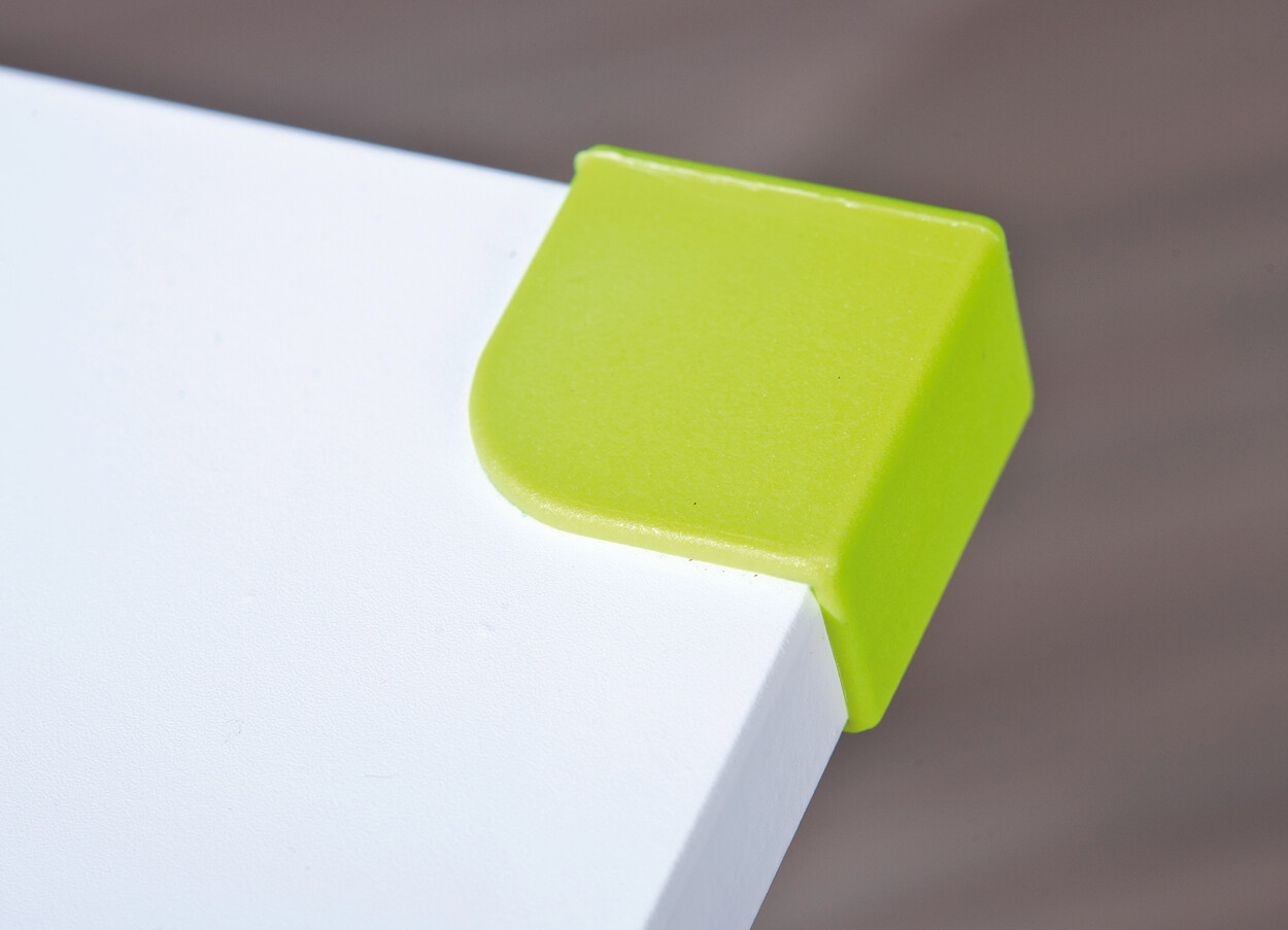 Schreibtisch 2Colorido weiß pink grün B/H/L: ca. 70,5x69,5x101 cm