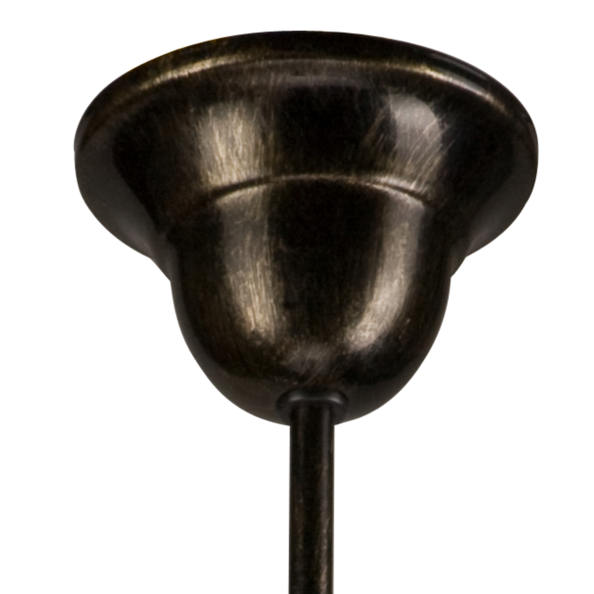 Lamkur Kronleuchter Donato schwarz Stahl B/H/L: ca. 57x72x57 cm E14 6 Brennstellen