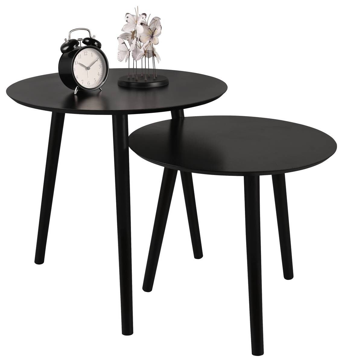 Beistelltisch Vilma schwarz H/D: ca. 50x50 cm